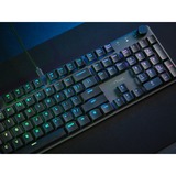 Trust GXT 866 Torix Hoogwaardig mechanisch gaming-toetsenbord, gaming toetsenbord Zwart, US lay-out, Huano Red, RGB