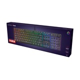 Trust GXT 866 Torix Mechanisch Gaming Toetsenbord  Zwart, US lay-out, Huano Red, met RGB-verlichting