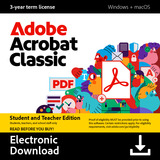 Adobe Acrobat Classic software Student/Teacher (3 jarige licentie), Meertalig
