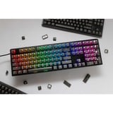 Ducky One 3 Aura RGB mechanisch toetsenbord Zwart, US lay-out (QWERTY), Cherry MX Brown, 100%, ABS Double Shot, hot swap