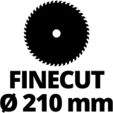 EINHELL Accu Kap & verstekzaag TE-MS 18/210 Li-Solo afkort- en verstekzaag Rood/zwart, Accu en oplader niet inbegrepen