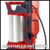 EINHELL Flutset GE-DP 7535 N LL ECO Vuilwaterpomp dompel- en drukpompen Rood/zwart