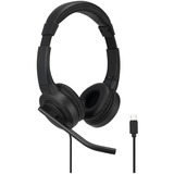 Kensington H1000 USB-C On-Ear Hoofdtelefoon headset Zwart