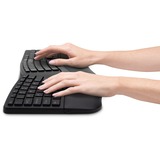 Kensington Pro Fit Ergo Wireless Keyboard & Mouse, desktopset Zwart, US lay-out