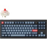 Keychron V3 Max-D1 RGB mechanisch toetsenbord Zwart, US lay-out (QWERTY), Gateron Jupiter Red, 80% (TKL), RGB leds, Double-shot PBT, hot swap, 2.4 | Bluetooth | USB-C, Knob
