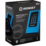 Kingston IronKey Vault Privacy 80 960 GB externe SSD Blauw/zwart, IKVP80ES/960G, USB-C