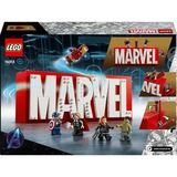 LEGO Marvel Super Heroes - MARVEL logo en minifiguren Constructiespeelgoed 76313