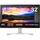 LG 32UN650K 31.5" 4K UHD monitor Wit, HDMI, DisplayPort, USB, Audio
