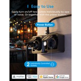 MEROSS Smart Wi-Fi Indoor/Outdoor Plug stekkerdoos Zwart, Wi-Fi, 2.4 GHz, 1T1R