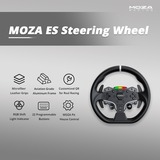 MOZA ES Steering Wheel Zwart