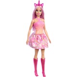 Mattel Barbie Eenhoornpop met roze haar en kleurrijke outfit 