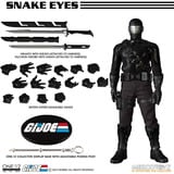 Mezco Toys G.I. Joe Light-Up Action Figure 1/12 Snake Eyes Deluxe Edition 17 cm Speelfiguur 