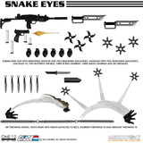 Mezco Toys G.I. Joe Light-Up Action Figure 1/12 Snake Eyes Deluxe Edition 17 cm Speelfiguur 
