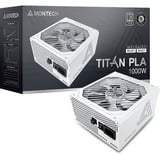 Montech TITAN PLA modulaire 1000 watt voeding  Wit, 2x PCIe