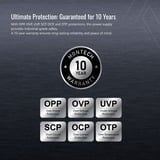 Montech TITAN PLA modulaire 1000 watt voeding  Wit, 2x PCIe