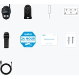 Reolink B430, 2K+/5MP Dual-Band WiFi PT beveiligingscamera + Solar Panel 2 Zwart, Kleuren nachtzicht