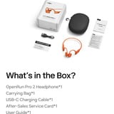 Shokz OpenRun Pro 2 bone conduction headset Oranje