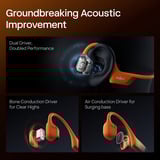 Shokz OpenRun Pro 2 bone conduction headset Oranje