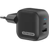 Sitecom 48W GaN Power Delivery Wall Charger Zwart