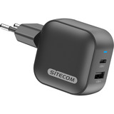 Sitecom 48W GaN Power Delivery Wall Charger Zwart