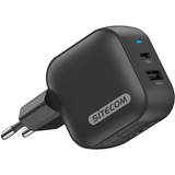 Sitecom 48W GaN Power Delivery oplader Zwart, 1x USB-C