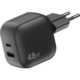 Sitecom 48W GaN Power Delivery wandoplader Zwart