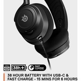 SteelSeries Arctis Nova 7 gaming headset Zwart, Bluetooth, Pc, Nintendo Switch