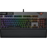 ASUS ROG Strix Flare II RGB mechanisch gaming toetsenbord Gunmetal, US lay-out (QWERTY), ROG NX Red, 100%, RGB leds, ROG PBT