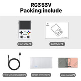 Anbernic RG 353V handheld game console Wit, 32 GB, WIFI 5G, Bluetooth 4.2, Android 11 + Linux