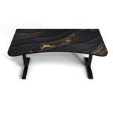 Arozzi Arena Gaming Desk - Black Gold Zwart/goud