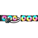 Corsair NAUTILUS 360 RS ARGB+ 3x RS120 ARGB Cooling bundel waterkoeling Zwart, 4-pins PWM fan-connector