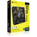 Corsair iCUE LINK RX120 case fan Zwart, 4-pin PWM