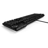 Das Keyboard 6 Professional, toetsenbord Zwart, US lay-out, Cherry MX Blue, Double shot ABS keycaps