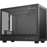 DeepCool CH160 PLUS mini tower behuizing Zwart | 2x USB-A | 1x USB-C | Tempered Glass