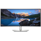 Dell UltraSharp U3421WE Refurbished 34.1" Curved UltraWide monitor Zilver/zwart, 2x HDMI, 1x DisplayPort, USB-A/B/C