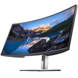 Dell UltraSharp U3421WE Refurbished 34.1" Curved UltraWide monitor Zilver/zwart, 2x HDMI, 1x DisplayPort, USB-A/B/C