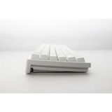 Ducky Zero 6108 Pure White RGB mechanisch gaming toetsenbord Wit, US lay-out (QWERTY), Cherry MX2A Brown, 100%, RGB leds, Double-shot PBT, hot swap, 2.4GHz | Bluetooth | USB-C