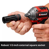 EINHELL Professional Accu Slagmoersleutel TP-CW 18/260-C Li BL-Solo Rood/zwart, Power X-Change, Accu en oplader niet inbegrepen