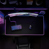 Glorious GMP 2 GLED - 3XL gaming muismat Zwart, RGB