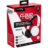 HyperX HyperX Cloud Mini - Wireless  over-ear gaming headset Wit, Bluetooth 5.3 | Pc, Xbox, Nintendo Switch, Steam Deck, PlayStation 4, PlayStation 5, mobiele telefoon, Chromebook