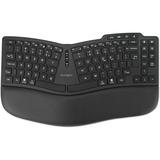Kensington Pro Fit Ergo KB675 EQ TKL Rechargeable Keyboard, toetsenbord Zwart, EU lay-out (QWERTY), Membraan, Bluetooth, 2.4 GHz