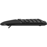 Kensington Pro Fit Ergo KB675 EQ TKL Rechargeable Keyboard, toetsenbord Zwart, EU lay-out (QWERTY), Membraan, Bluetooth, 2.4 GHz