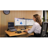 Kensington Pro Fit Ergo KB675 EQ TKL Rechargeable Keyboard, toetsenbord Zwart, EU lay-out (QWERTY), Membraan, Bluetooth, 2.4 GHz