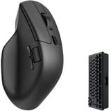 Keychron M6-A4 Wireless Mouse 4K-Version Zwart, 100 - 26000 DPI, USB-C / Bluetooth 5.1 / 2.4 GHz