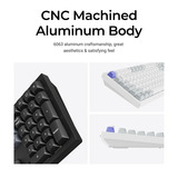 Keychron Q6 HE 8K Magnetic Switch Keyboard Zwart, US lay-out (QWERTY), Keychron Ultra-Fast Lime, 100%, RGB, Hot swap, 8K