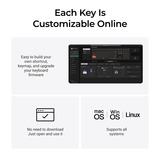 Keychron Q6 HE 8K Magnetic Switch Keyboard Zwart, US lay-out (QWERTY), Keychron Ultra-Fast Lime, 100%, RGB, Hot swap, 8K