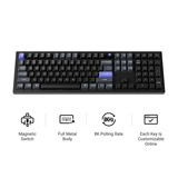 Keychron Q6 HE 8K Magnetic Switch Keyboard, toetsenbord Zwart, US lay-out, Keychron Ultra-Fast Lime, RGB, Hot swap, 8K
