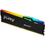 Kingston FURY 32 GB DDR5-5200 werkgeheugen Zwart, KF552C40BBA-32, Beast RGB, XMP 3.0