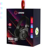 LORGAR Noah 101 over-ear gaming headset Zwart