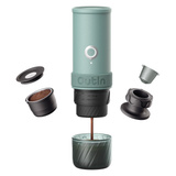 OutIn Mino Portable Electric Espresso Machine - Canyon Green espressomachine Groengrijs, 70 ml, USB-C